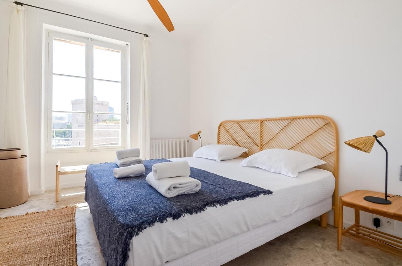 Massilia Blue - Grand Appartement Refait A Neuf Avec Vue Sur Le Vieux Port มาร์กเซย ภายนอก รูปภาพ