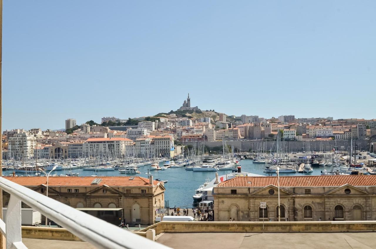 Massilia Blue - Grand Appartement Refait A Neuf Avec Vue Sur Le Vieux Port มาร์กเซย ภายนอก รูปภาพ